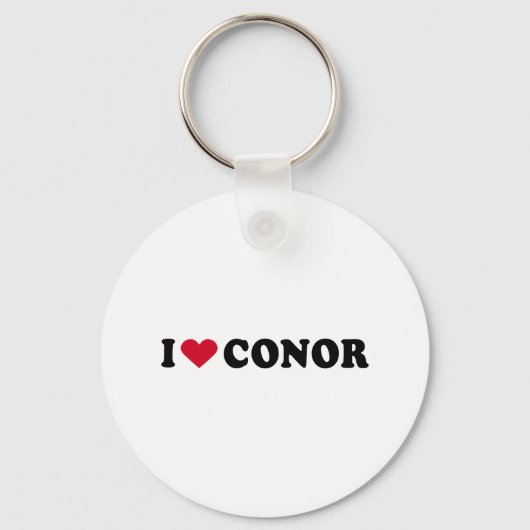 PORTE-CLÉS J'AIME LA CONOR (Recto)