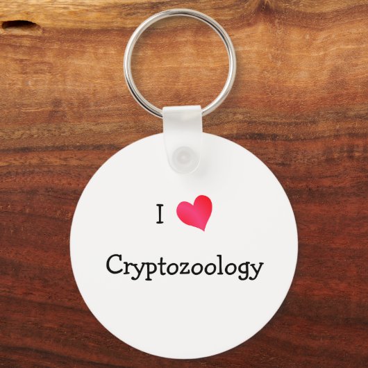 Porte-clés J'aime la cryptozoologie (Recto)