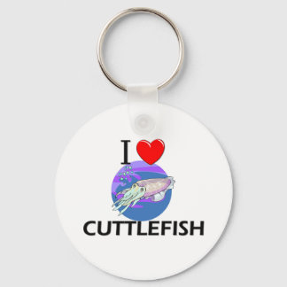 Porte-clés J'Aime La Cuttlefish