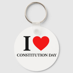 Porte-clés J'aime la Fête de la Constitution