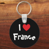 Porte-clés J'aime la France (Recto)