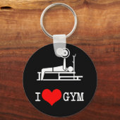 Porte-clés J'Aime La GYM (Recto)