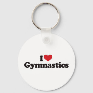 Porte-clés J'aime la gymnastique