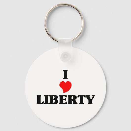 Porte-clés J'aime la liberté (Recto)