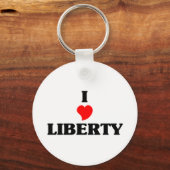 Porte-clés J'aime la liberté (Recto)
