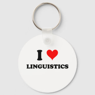 Porte-clés J'aime la linguistique