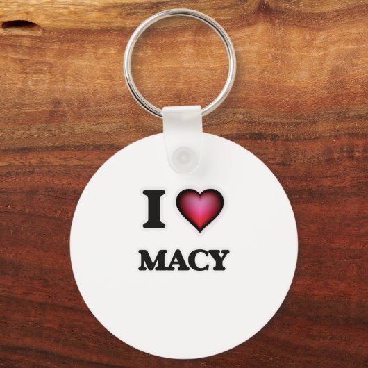 Porte-clés J'aime la Macy (Recto)
