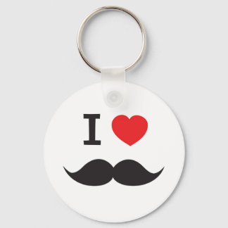 Porte-clés J'aime la moustache