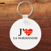 Porte-clés J'aime la Normandie (Recto)
