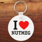 Porte-clés J'Aime La Nutmeg (Recto)