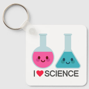 PORTE-CLÉS J'AIME LA SCIENCE