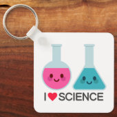 PORTE-CLÉS J'AIME LA SCIENCE (Recto)