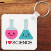 PORTE-CLÉS J'AIME LA SCIENCE (Verso)