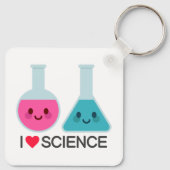 PORTE-CLÉS J'AIME LA SCIENCE (Dos)