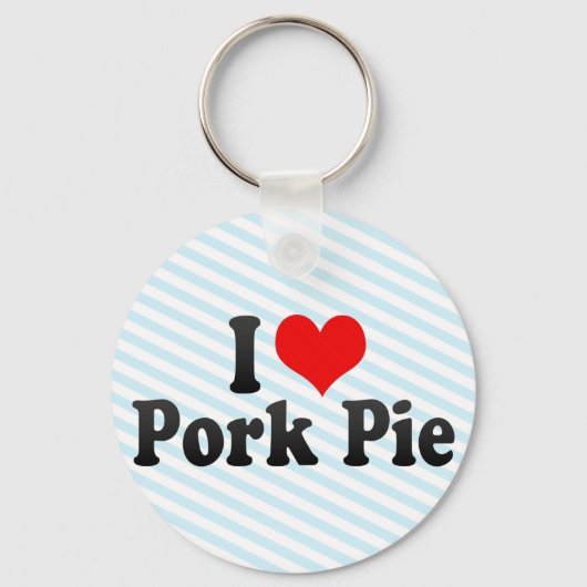 Porte-clés J'Aime La Tarte De Porc (Recto)
