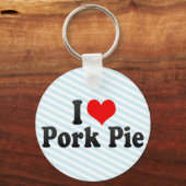Porte-clés J'Aime La Tarte De Porc (Recto)