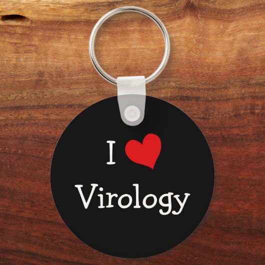 Porte-clés J'aime la virologie (Recto)