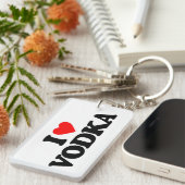 PORTE-CLÉS J'AIME LA VODKA (Devant droit)