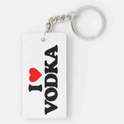 PORTE-CLÉS J'AIME LA VODKA (Dos)
