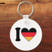 Porte-clés J'aime l'Allemagne (Recto)