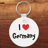 Porte-clés J'aime l'Allemagne (Recto)