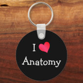 Porte-clés J'aime l'anatomie (Recto)