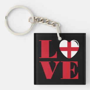 Porte-clés J'aime l'Angleterre