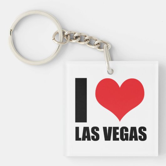 Porte-clés J'aime Las Vegas (Devant)