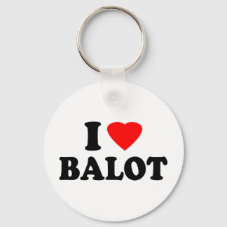 Porte-clés J'aime le ballon