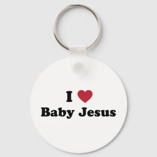 Porte-clés J'aime le bébé Jésus