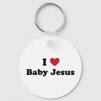 Porte-clés J'aime le bébé jésus