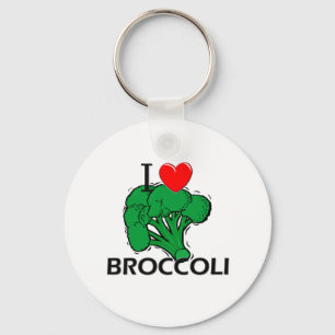 Porte-clés J'aime le brocoli