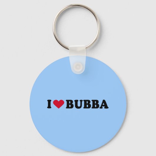 PORTE-CLÉS J'AIME LE BUBBA (Recto)