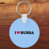 PORTE-CLÉS J'AIME LE BUBBA (Recto)