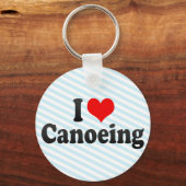 Porte-clés J'Aime Le Canoë (Recto)