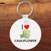 Porte-clés J'aime le chou-fleur (Recto)