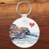 Porte-clés J'aime le cinéma terre (Recto)