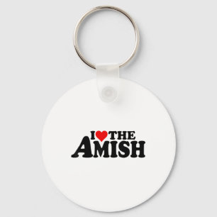 Porte-clés J'Aime Le Coeur De L'Amish _1