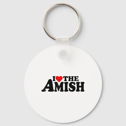Porte-clés J'Aime Le Coeur De L'Amish _1 (Recto)