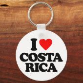 PORTE-CLÉS J'AIME LE COSTA RICA (Recto)