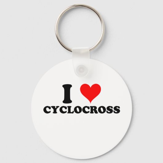 Porte-clés J'Aime Le Cyclocross (Recto)