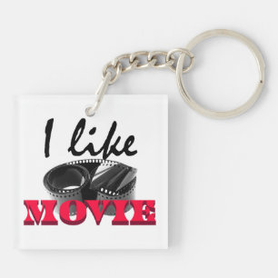 Porte-clés J'aime le film
