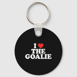 Porte-clés J'Aime Le Gardien De But Cœur Football Hockey Spor