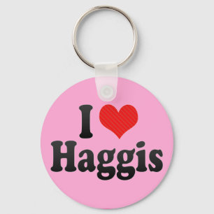 Porte-clés J'aime le haggis