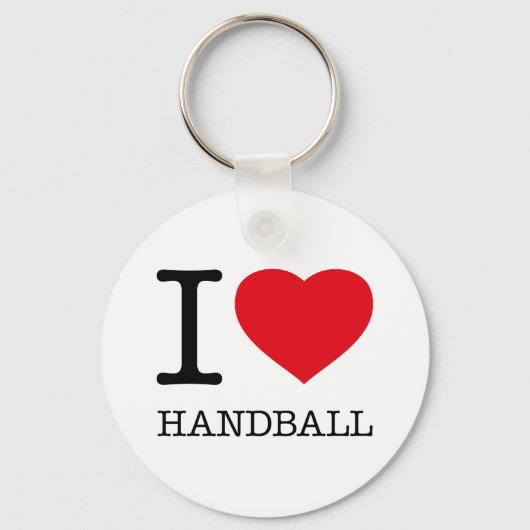 PORTE-CLÉS J'AIME LE HANDBALL (Recto)