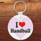 Porte-clés J'aime le handball (Recto)