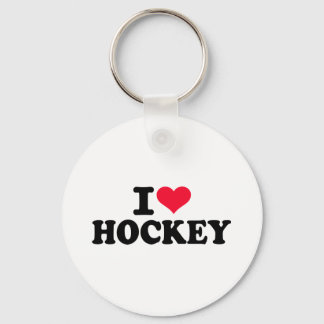 Porte-clés J'aime le hockey