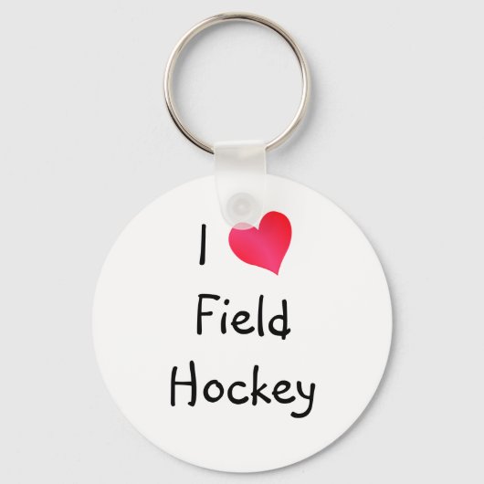 Porte-clés J'Aime Le Hockey De Champ (Recto)