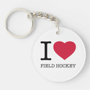 PORTE-CLÉS J'AIME LE HOCKEY SUR LE TERRAIN