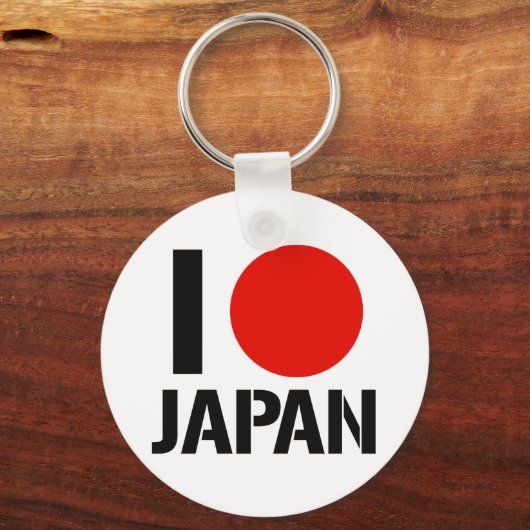 PORTE-CLÉS J'AIME LE JAPON (Recto)
